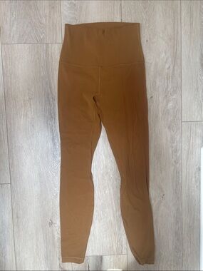 Lulu Lemon Wunda Under High-Waist Brown Leggings Size 6